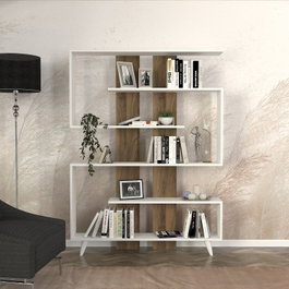 Hanah Home Rain - Blanco, Nogal